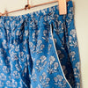 Azure Blue Sprig Cotton Pyjama Set – Size Extra Large