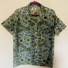 Blue/green Floral Shortie Pyjama Set – Size Large