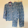 Blue Wedgewood Cotton Pyjama Set – Size Small