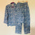 Blue Wedgewood Cotton Pyjama Set – Size Extra Large
