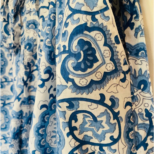 Blue Wedgewood Cotton Pyjama Set – Size Small