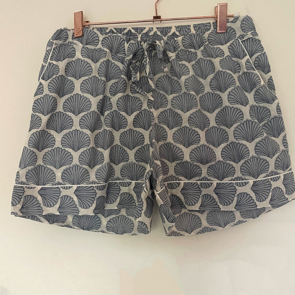 Grey Shell Shortie Pyjama Set – Size Medium
