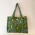 Olive Jungle Cotton Quilted Large Tote