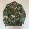 Olive Jungle Cotton Pyjama Set – Size Large