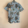 Powder Blue Jungle Shortie Pyjama Set – Size Small