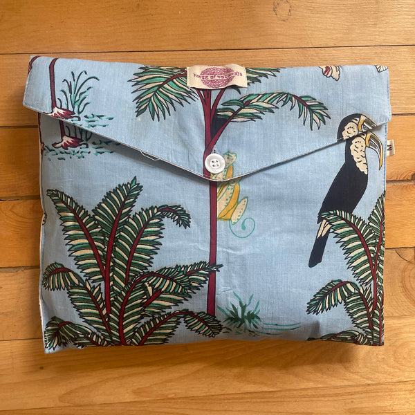 Powder Blue Jungle Shortie Pyjama Set – Size Large