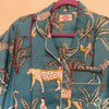 Jade Jungle Shortie Pyjama Set – Size Large