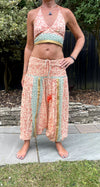 Orange flower Cotton Print Harems